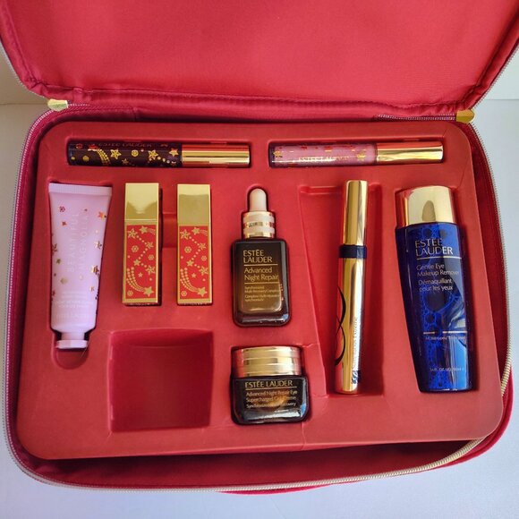 Estee Lauder Red Holiday Gift Box - Picture 1 of 3